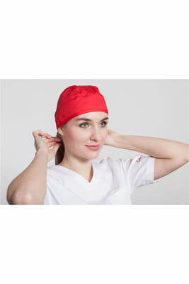 Hirurška kapa, crvena, KKM8