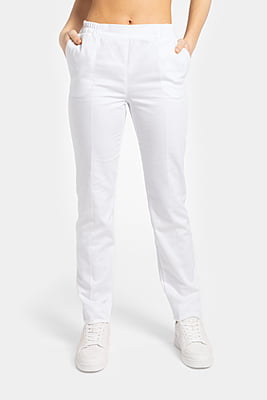 Ženske Comfy bijele hlače 5