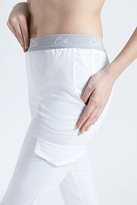 Flex hlače bijele H8 - jogger